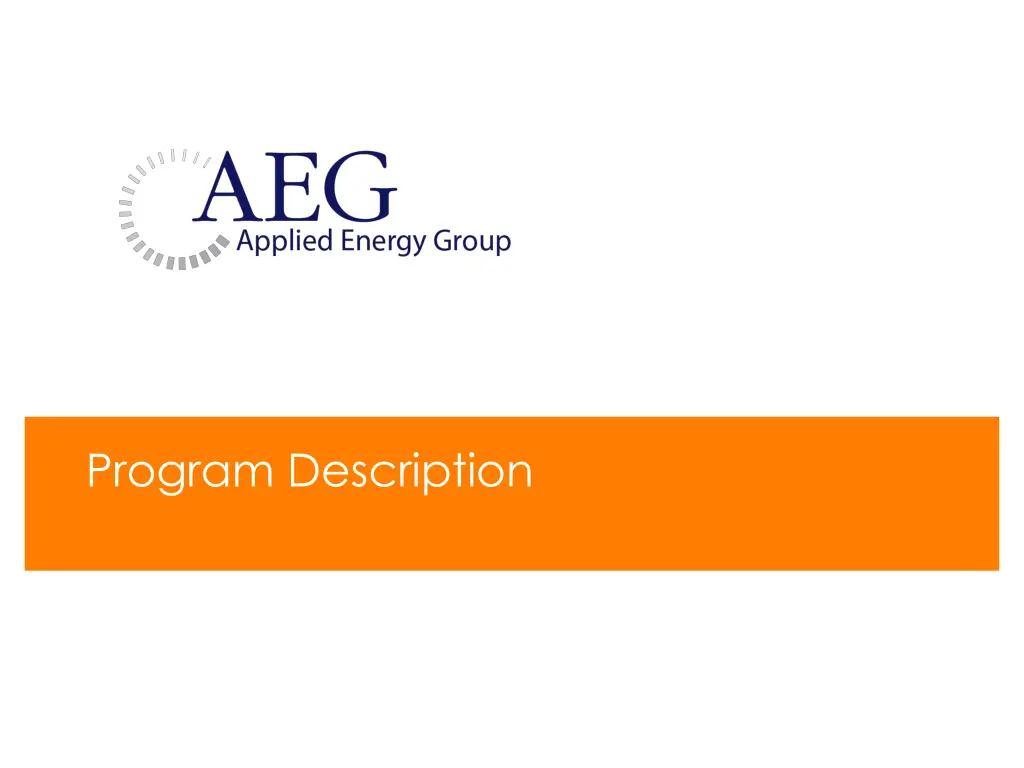 program description