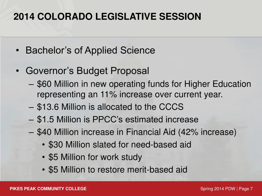 2014 colorado legislative session