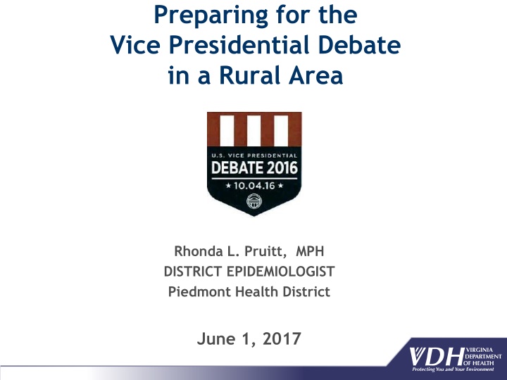 preparing for the vice presidential debate