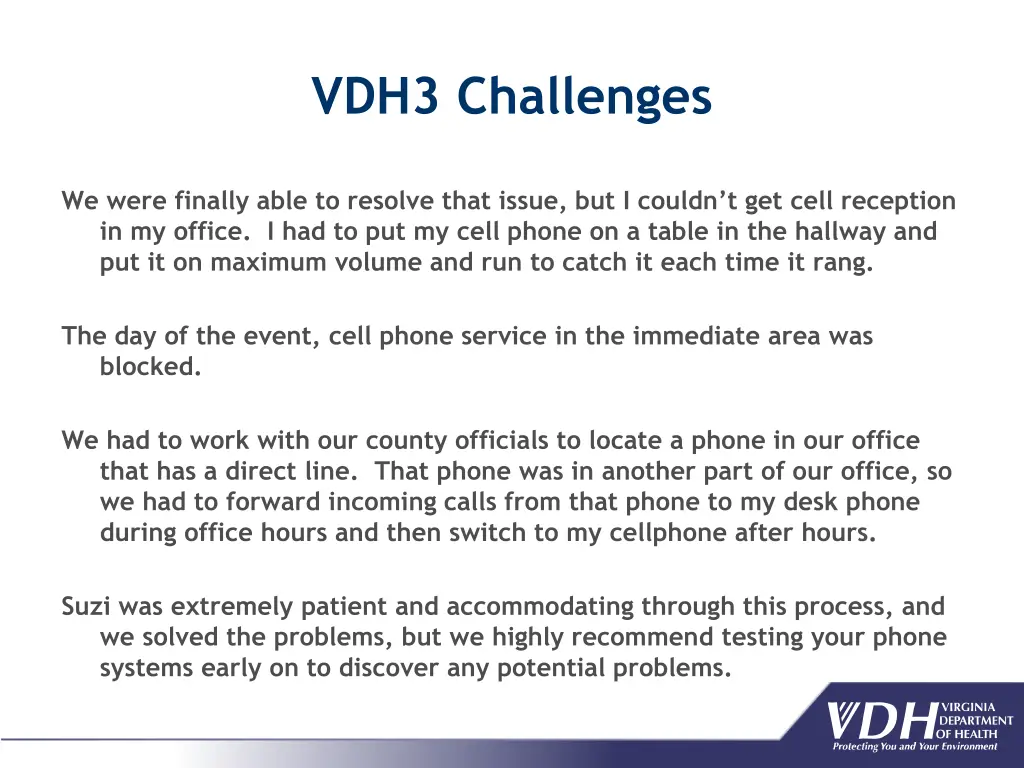 vdh3 challenges 1