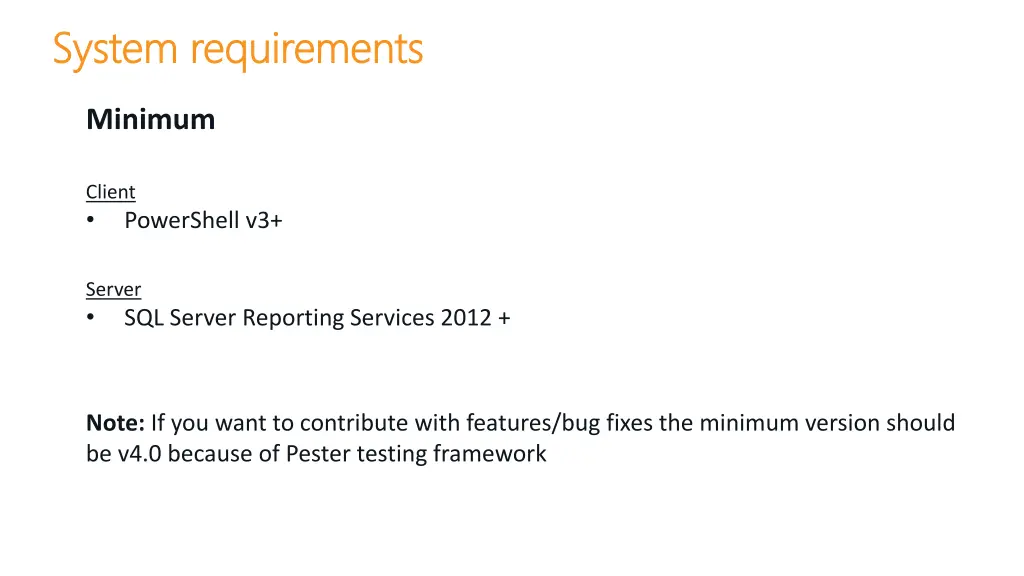 system requirements system requirements
