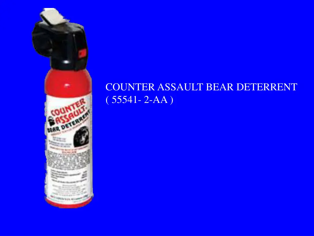 counter assault bear deterrent 55541 2 aa