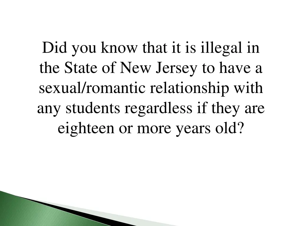 did you know that it is illegal in the state