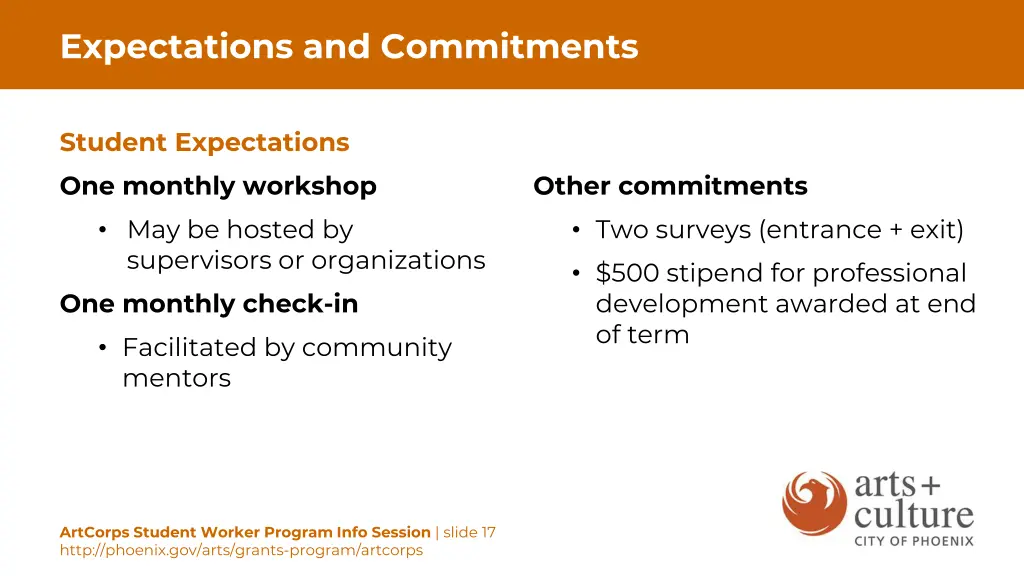 expectations and commitments 1