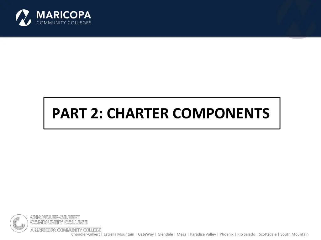 part 2 charter components