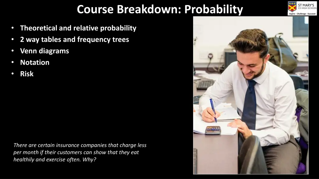 course breakdown probability