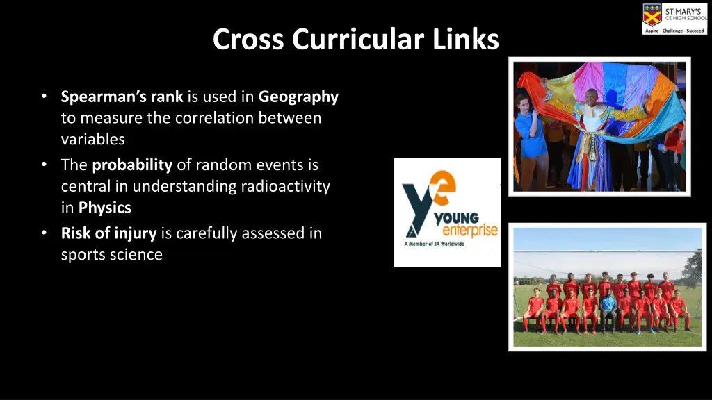 cross curricular links