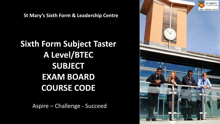 st mary s sixth form leadership centre