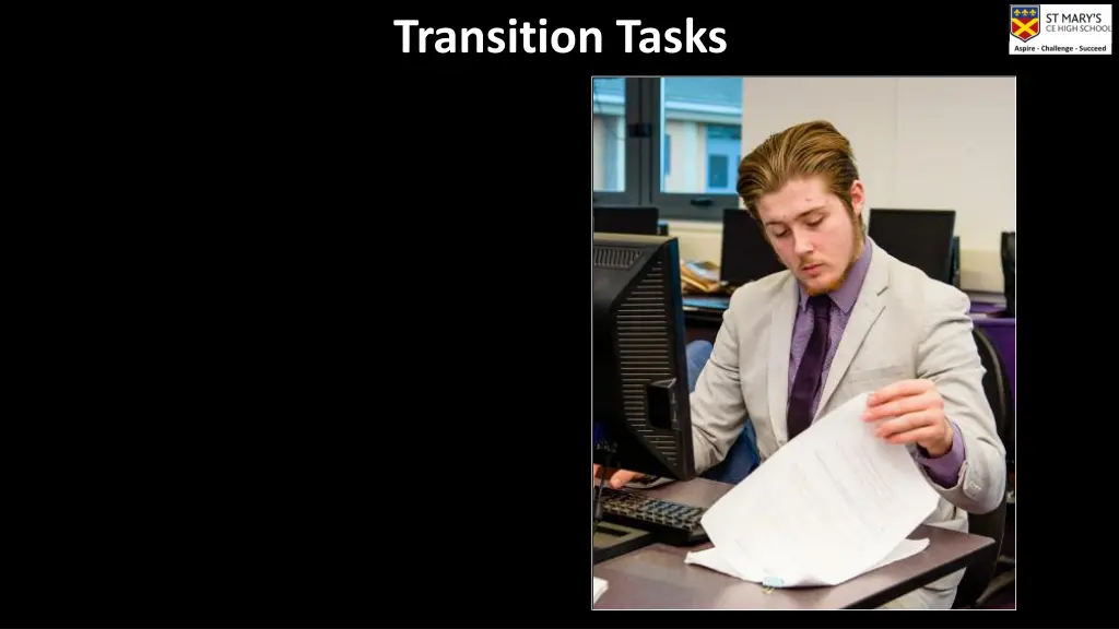 transition tasks