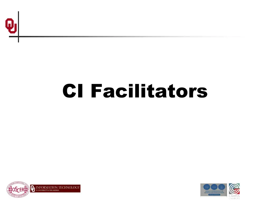 ci facilitators