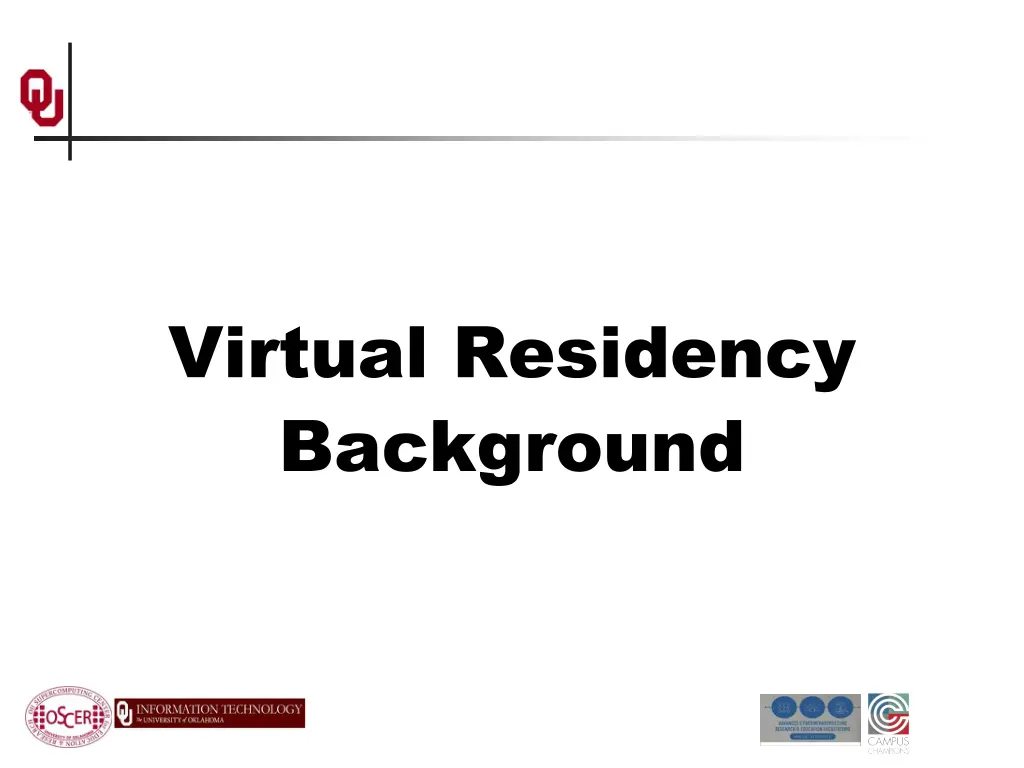 virtual residency background