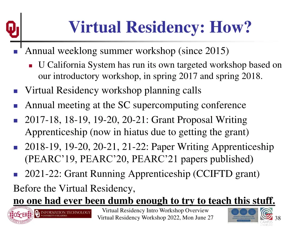 virtual residency how