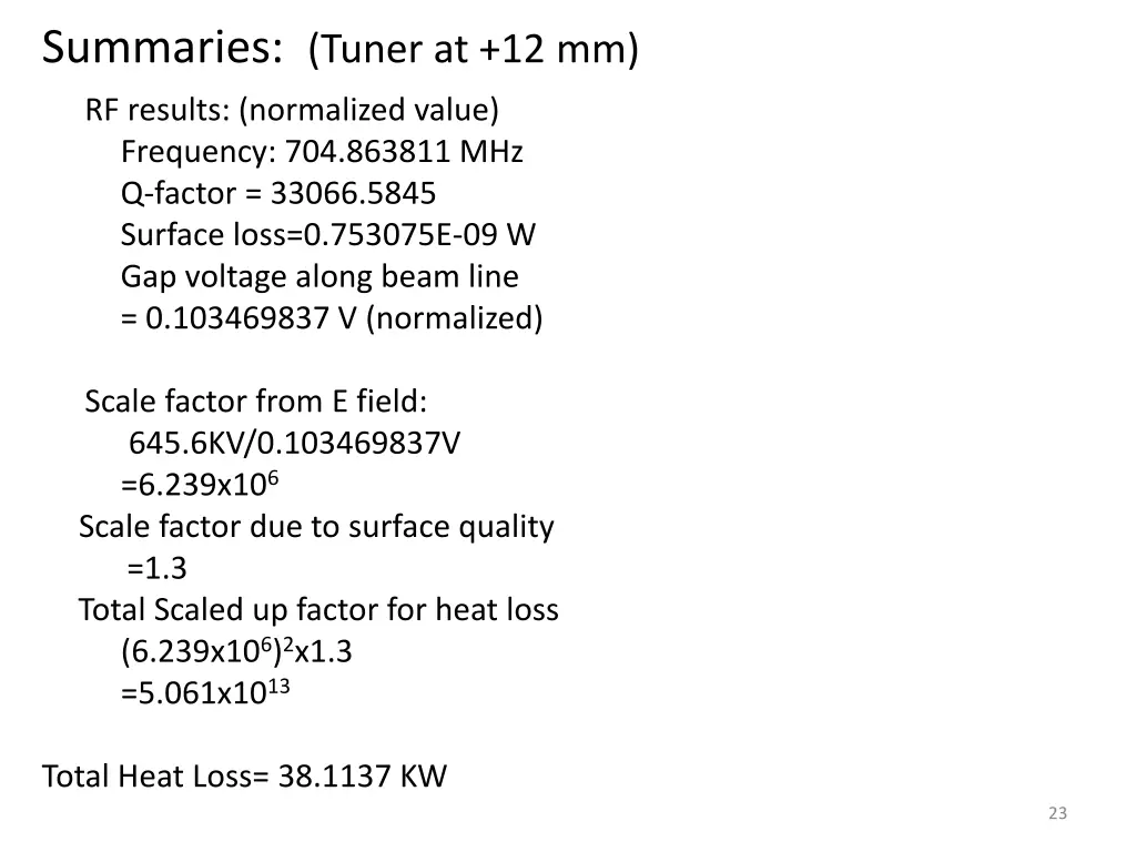 summaries tuner at 12 mm