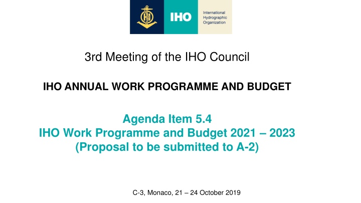 3rd meeting of the iho council