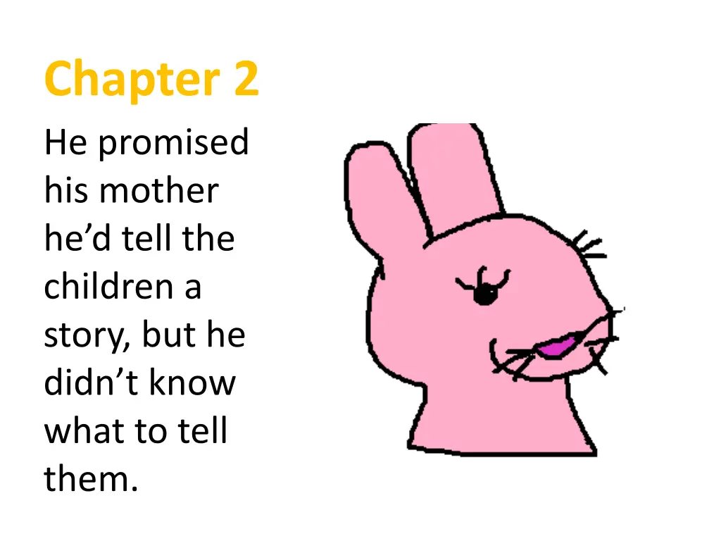 chapter 2 he promised his mother he d tell