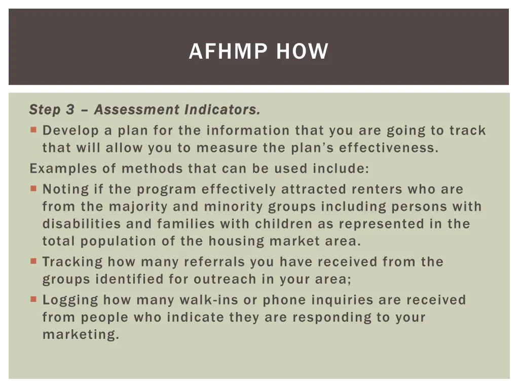 afhmp how 4