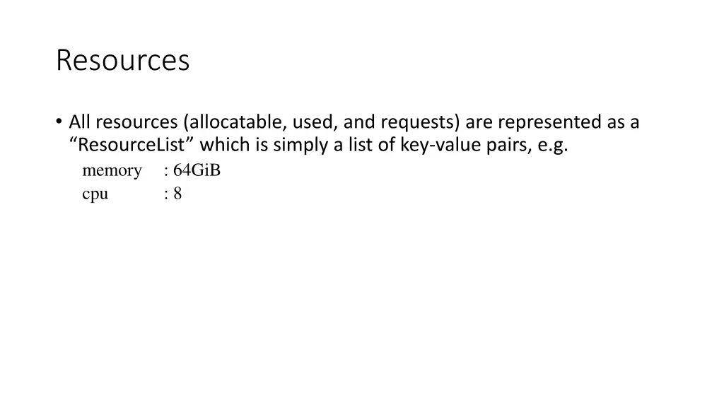 resources