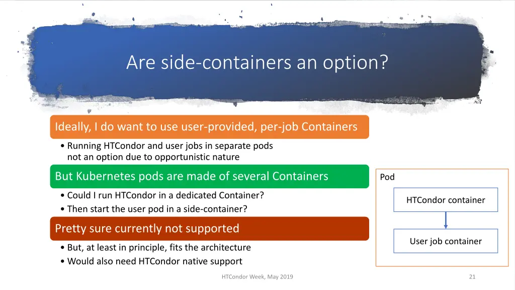are side containers an option