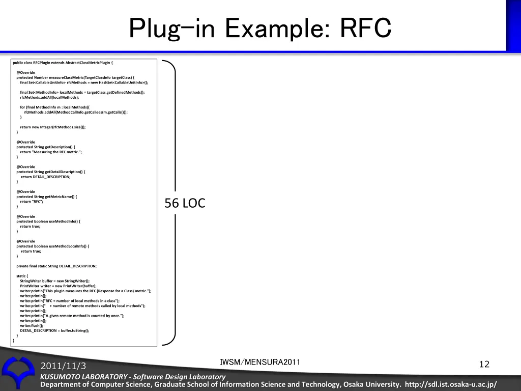 plug in example rfc 1