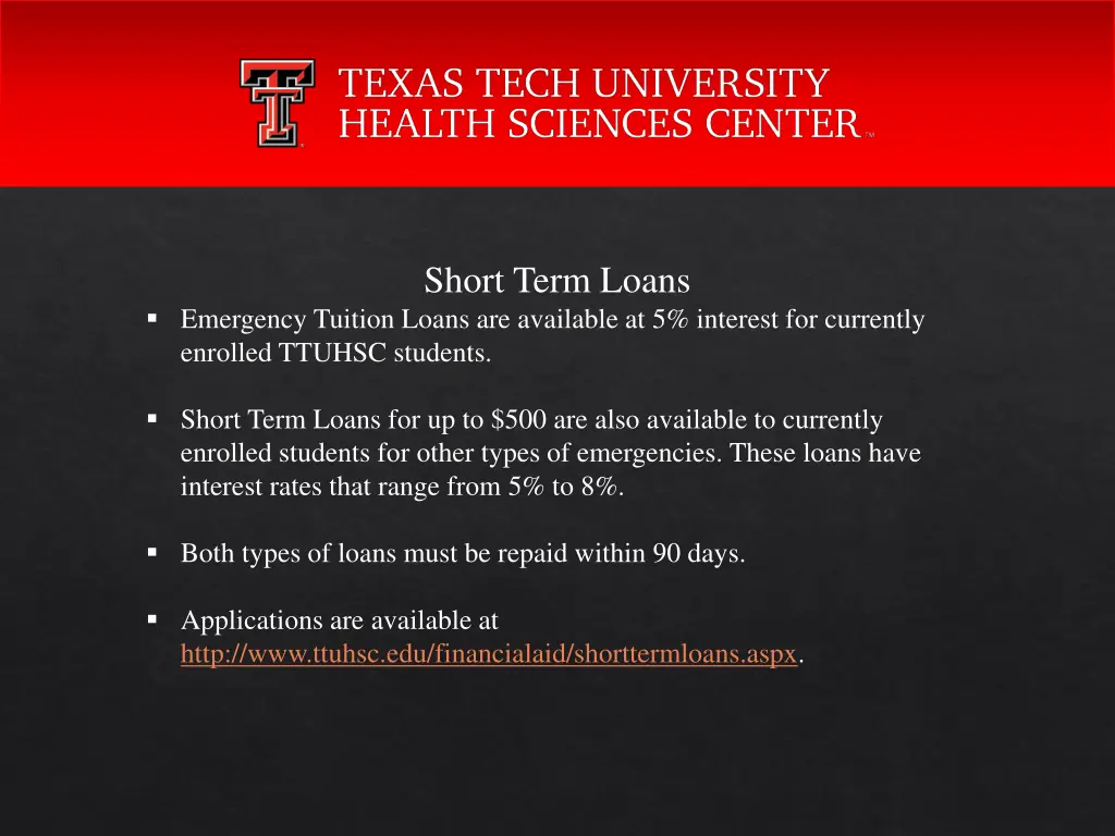 short term loans