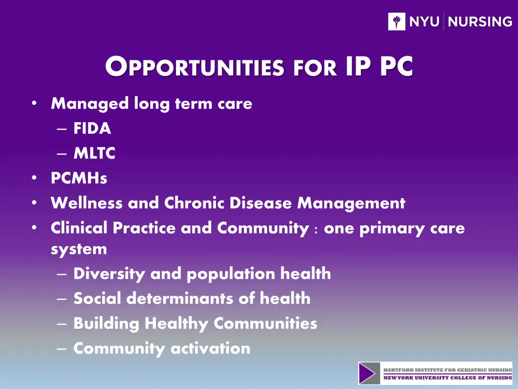 o pportunities for ip pc
