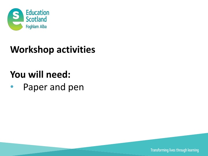 workshop activities