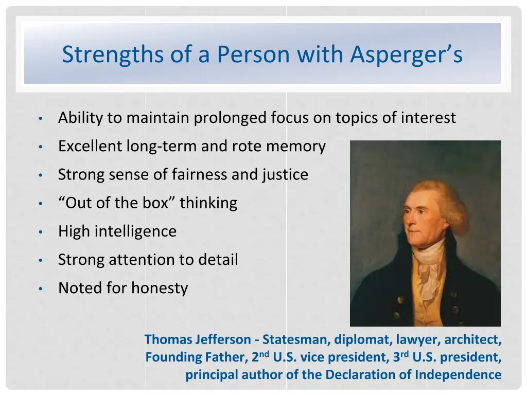 strengths of a person with asperger s