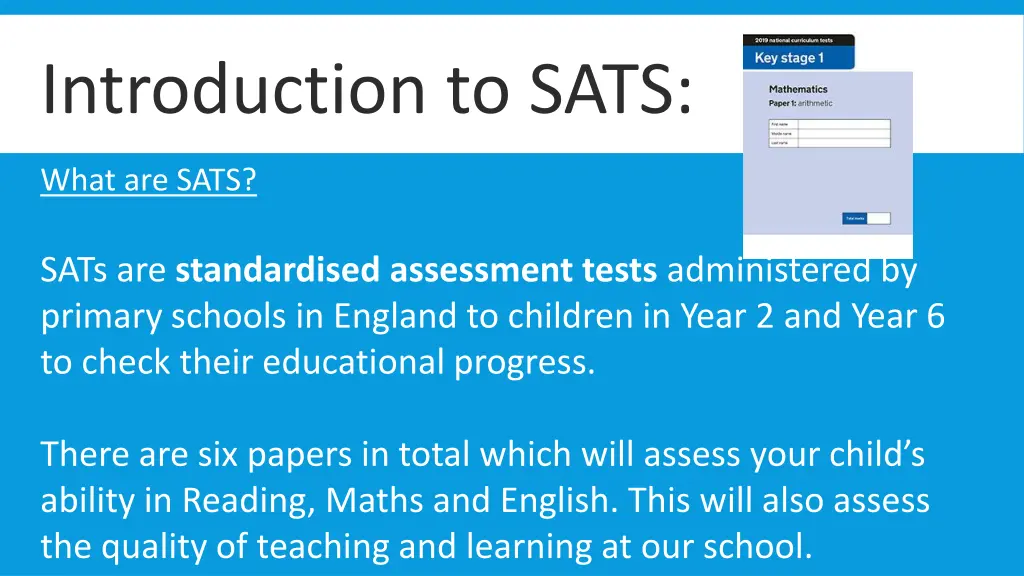 introduction to sats