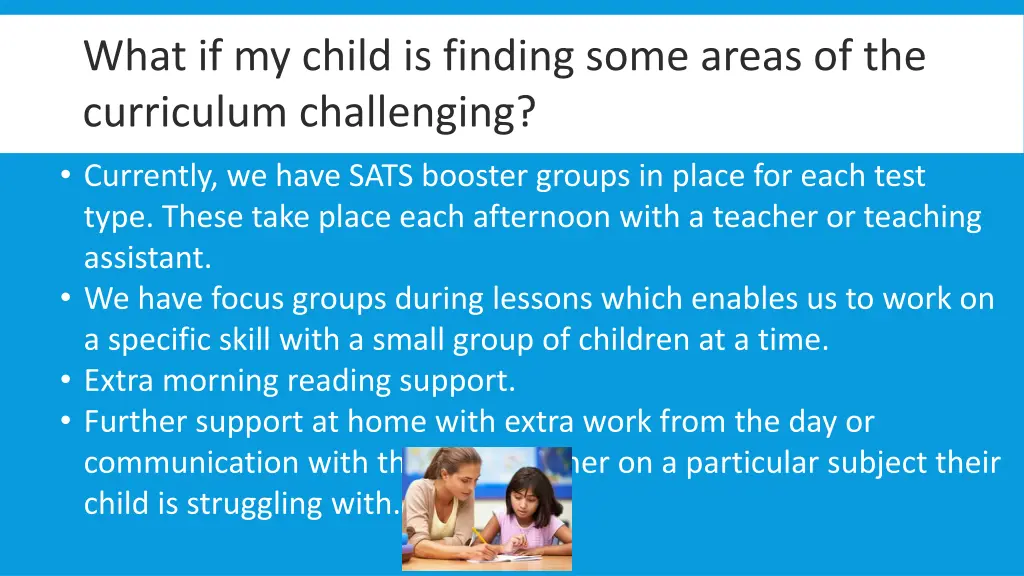 what if my child is finding some areas
