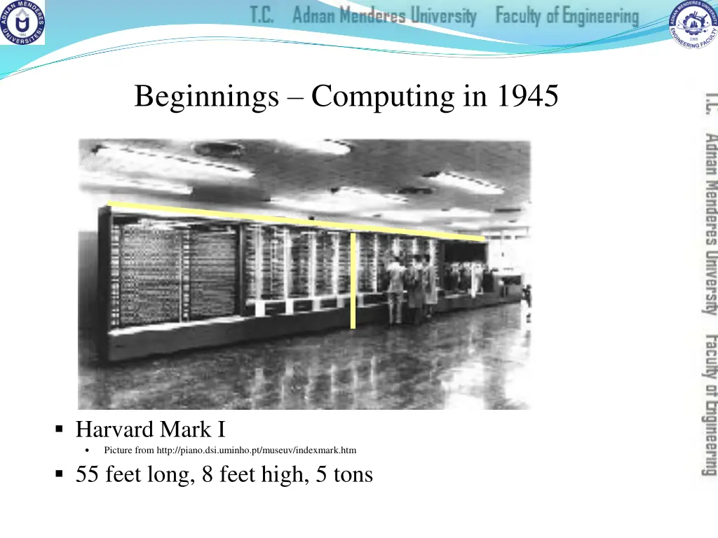 beginnings computing in 1945