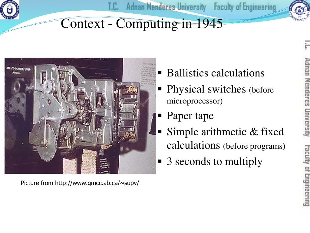 context computing in 1945