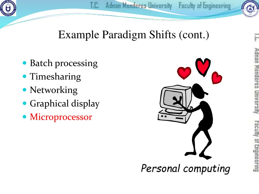 example paradigm shifts cont 2