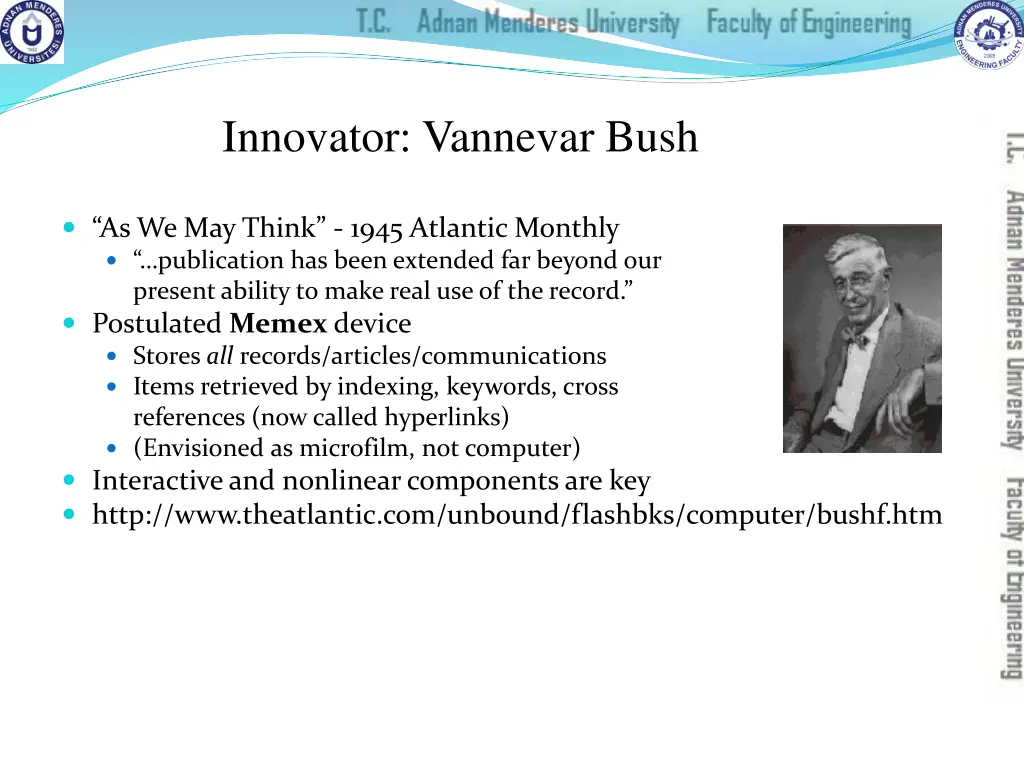 innovator vannevar bush