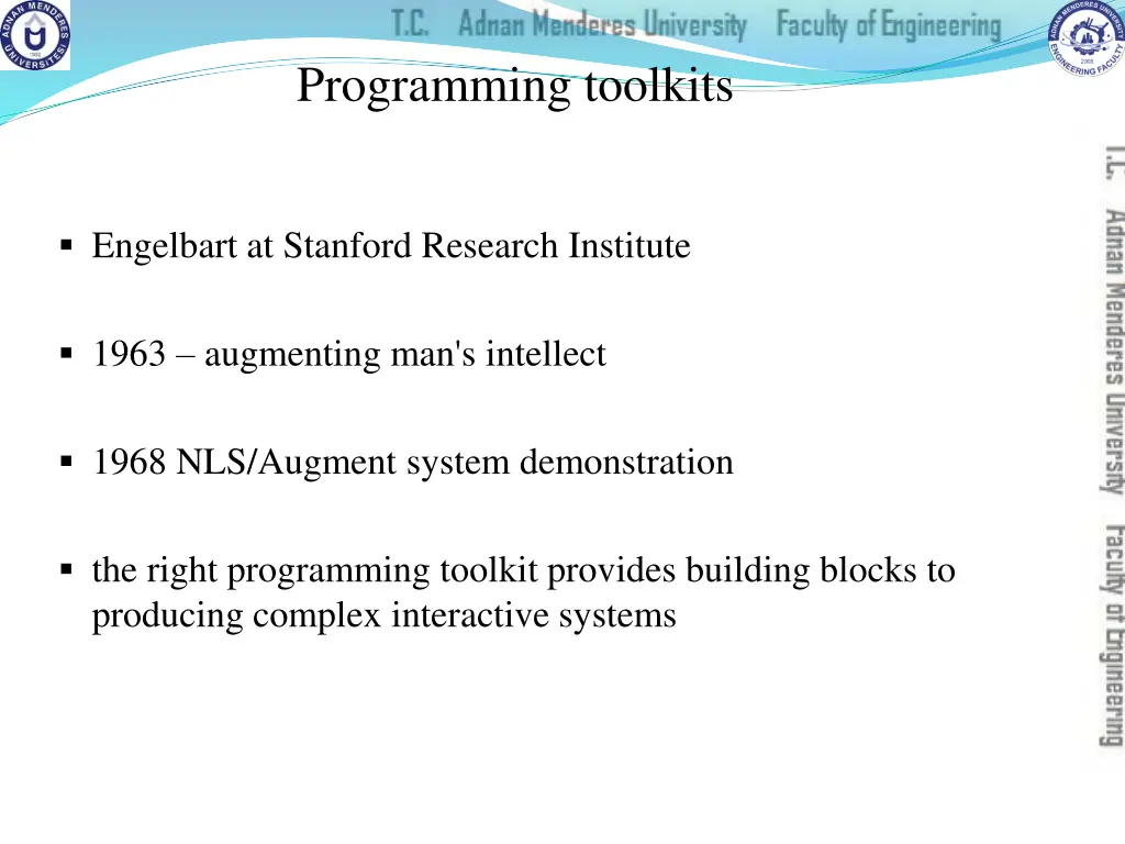 programming toolkits