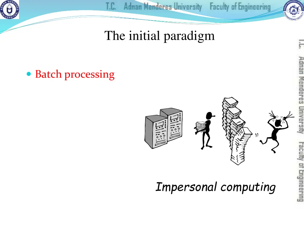 the initial paradigm