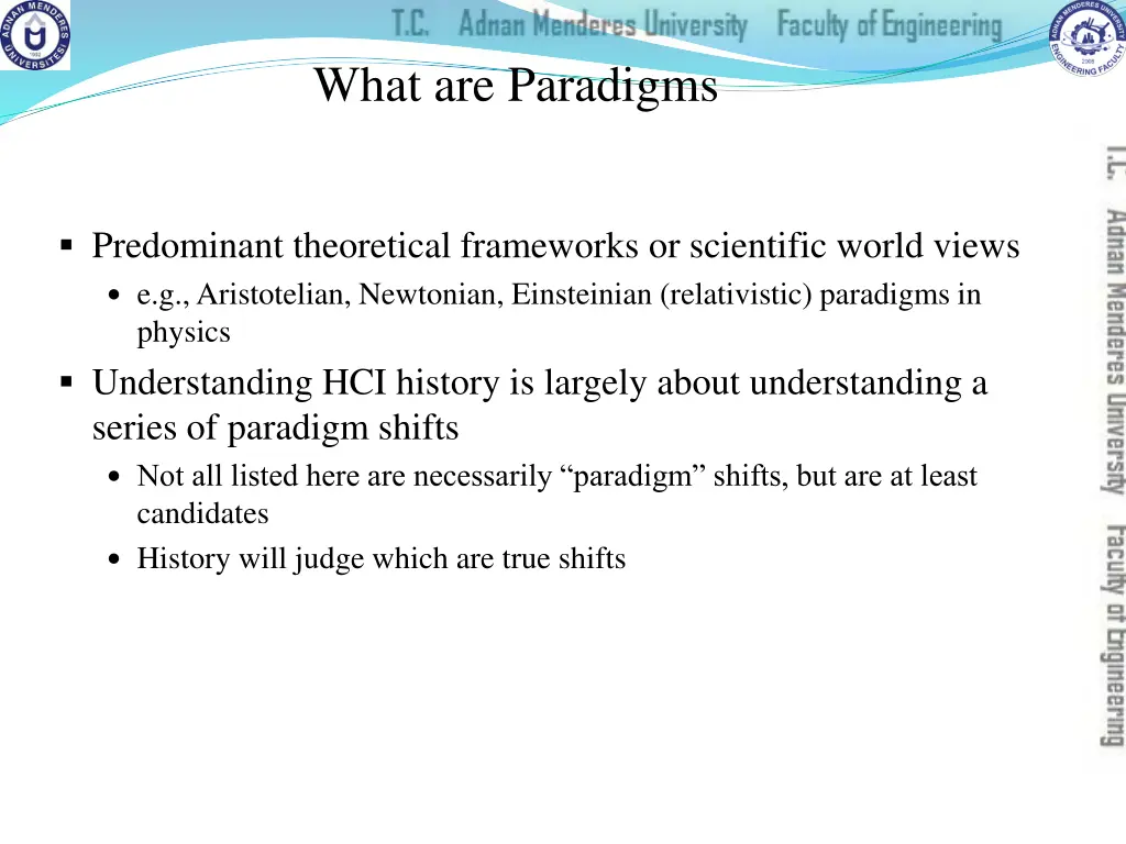 what are paradigms