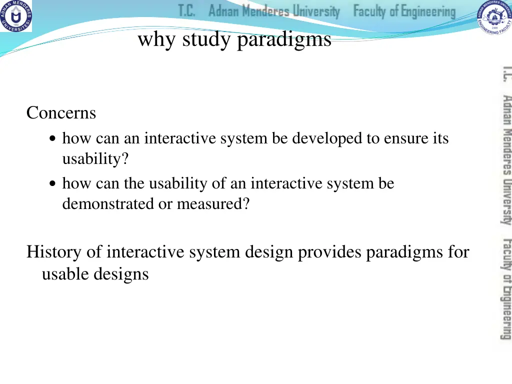 why study paradigms