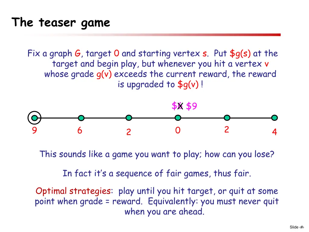 the teaser game