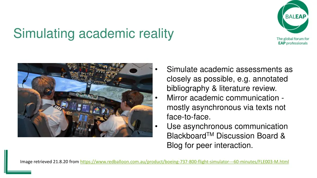 simulating academic reality