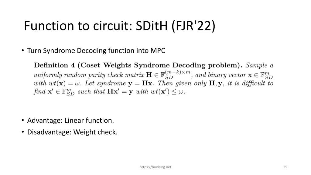 function to circuit sdith fjr 22 2