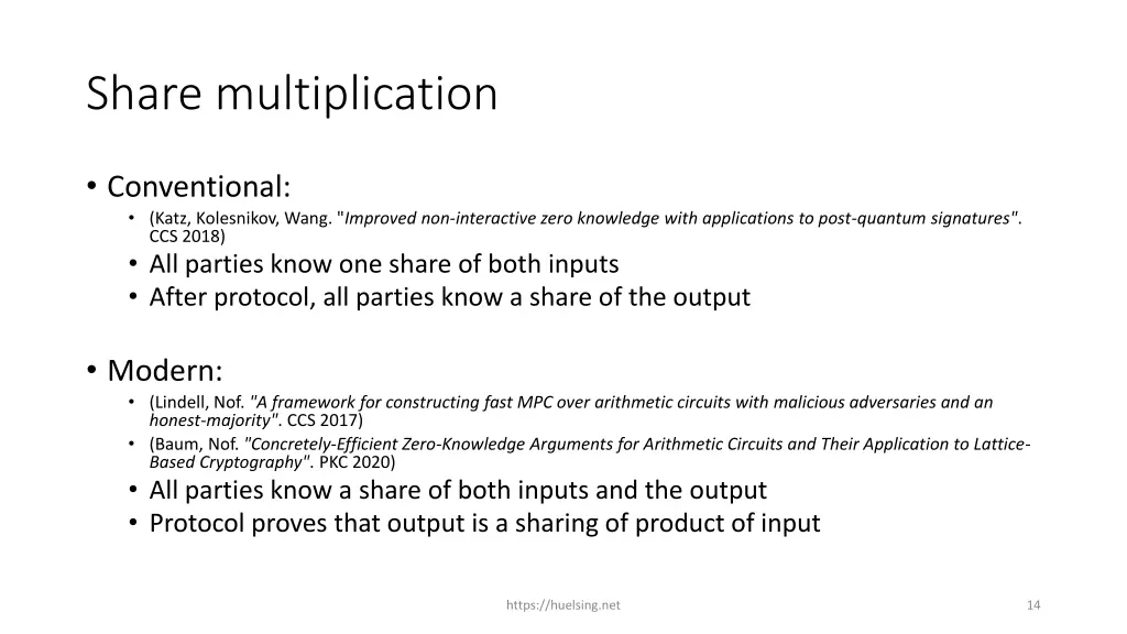 share multiplication