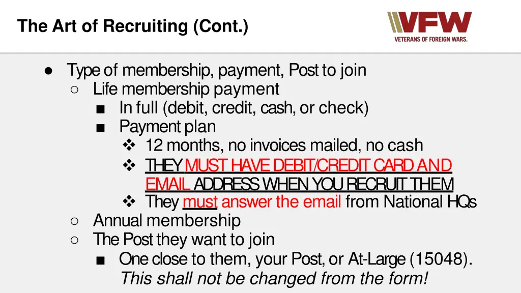 the art of recruiting cont 10