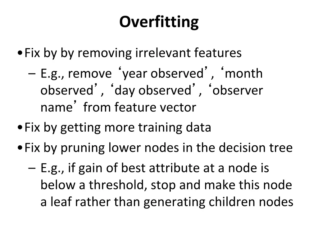 overfitting 1