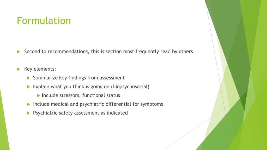 formulation