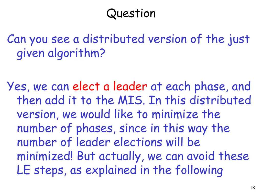 question