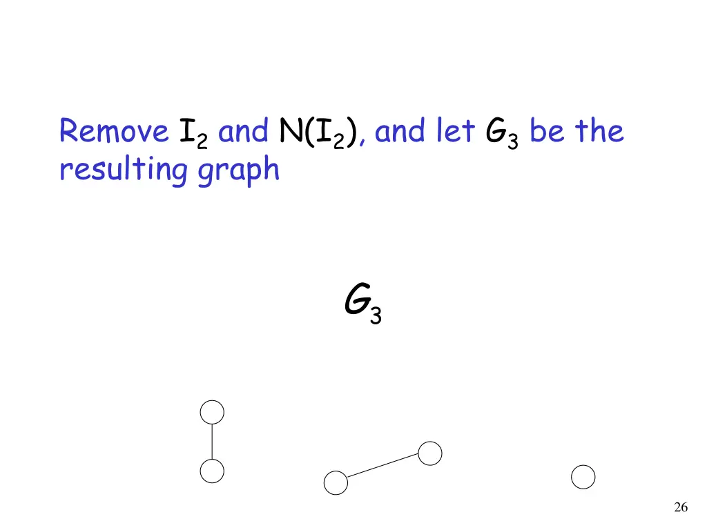 remove i 2 and n i 2 and let g 3 be the resulting