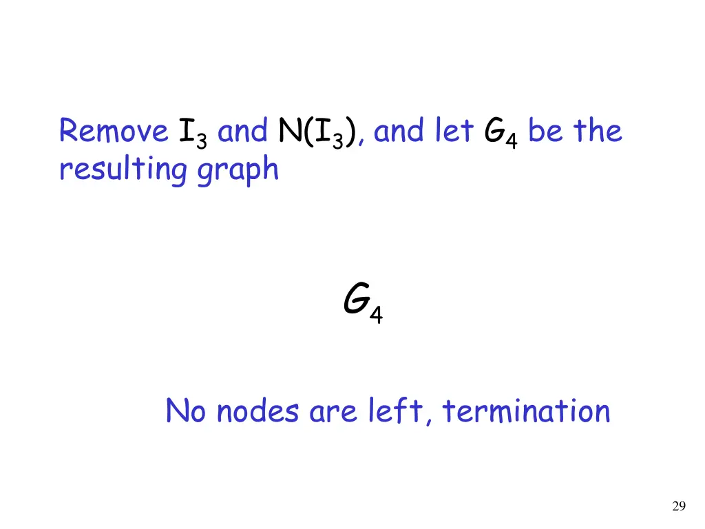 remove i 3 and n i 3 and let g 4 be the resulting
