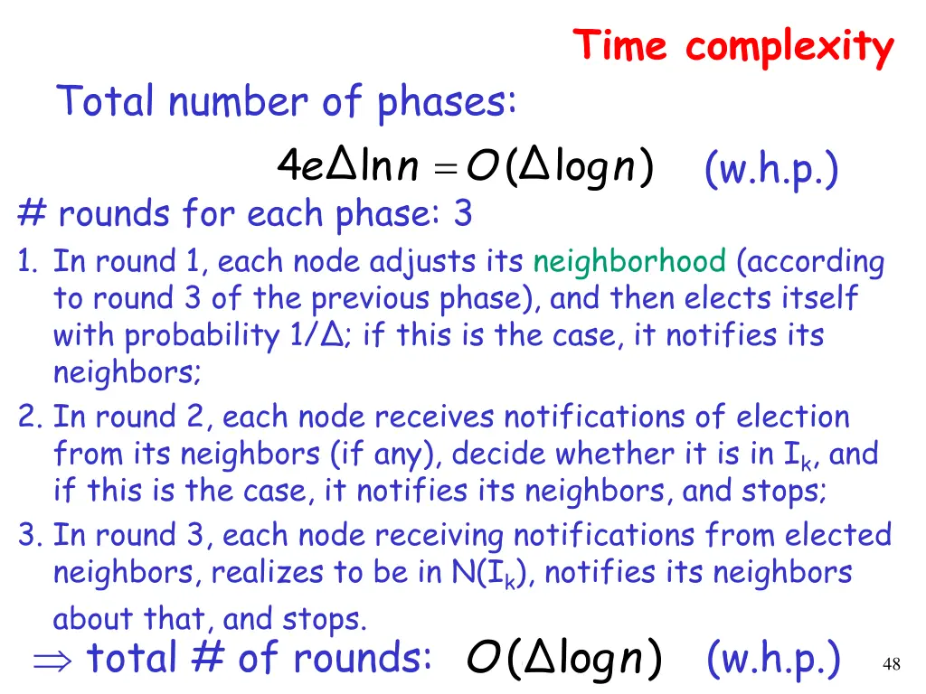 time complexity