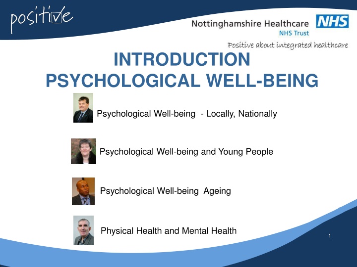 introduction psychological well being