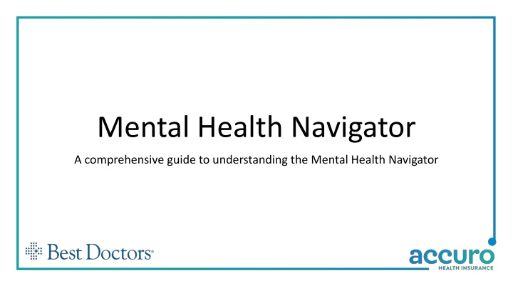 mental health navigator
